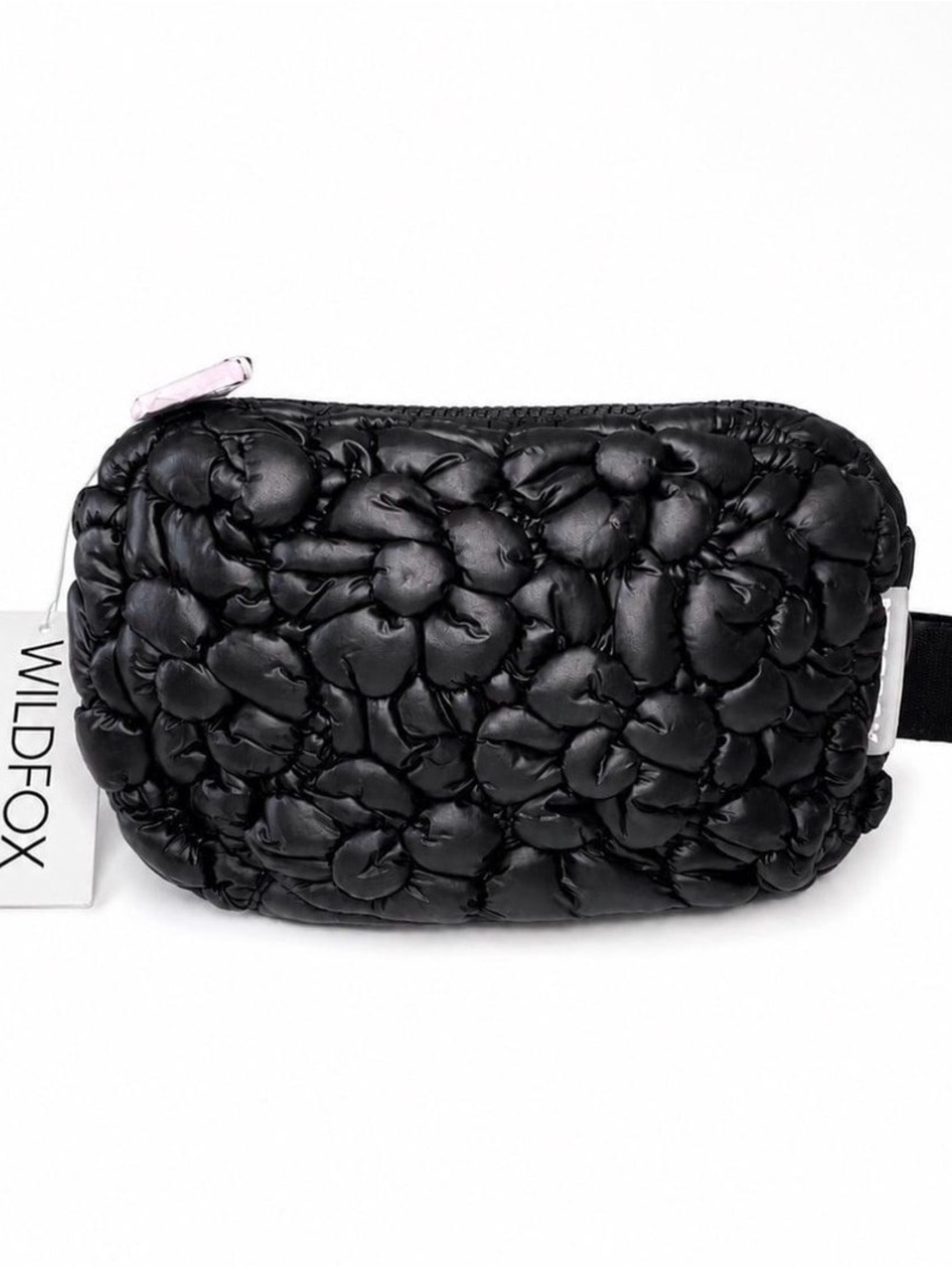 Wildfox Black Quilted Puff Belt Bag NWT